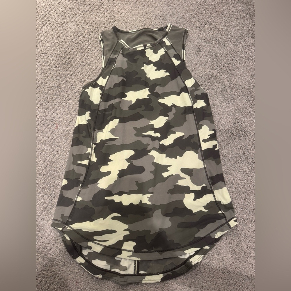 lululemon athletica Camo Tank Top - Black and greens